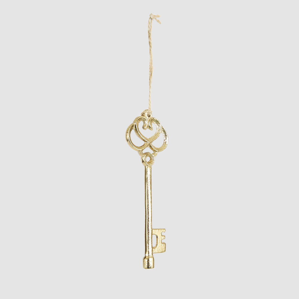 Gilt Key Tree Decoration C 6 pcs